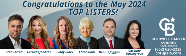 May 2024 Top Listers - Coldwell Banker Southern Real Estate